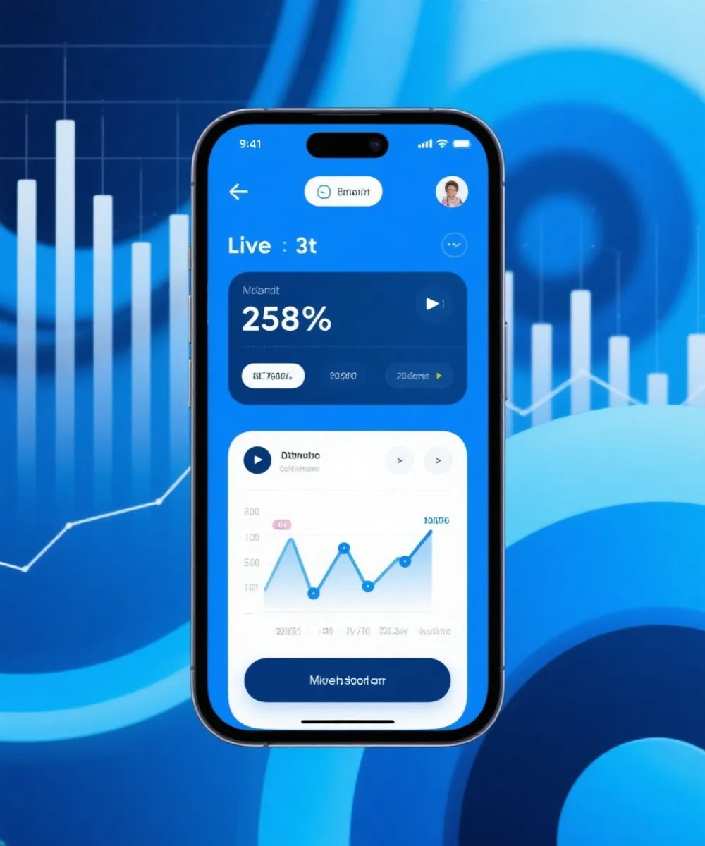 实时数据与直播体验示意